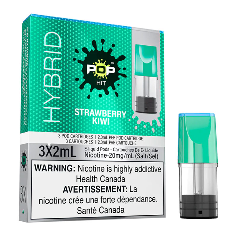 POP HIT HYBRID 3 X 2ML - STRAWBERRY KIWI