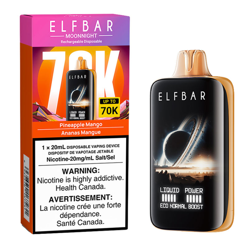 ELFBAR MOONLIGHT 70K - PINEAPPLE MANGO 5CT