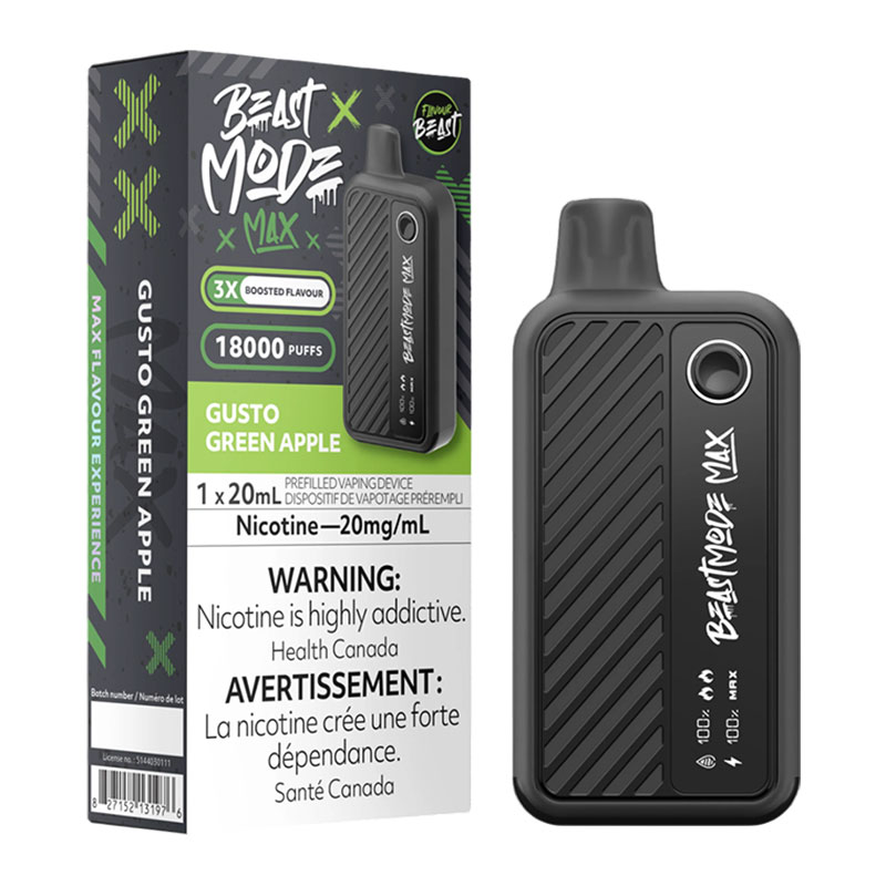 FB BEAST MODE MAX GUSTO GREEN APPLE 5PK