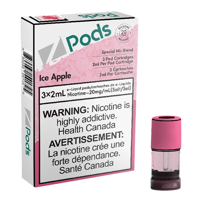 Z POD 2% 3 X 2ML - ICE APPLE