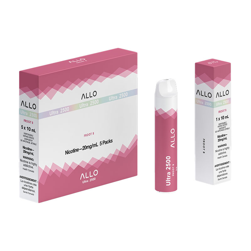 ALLO 2500 FROOT B 5 PC CARTON