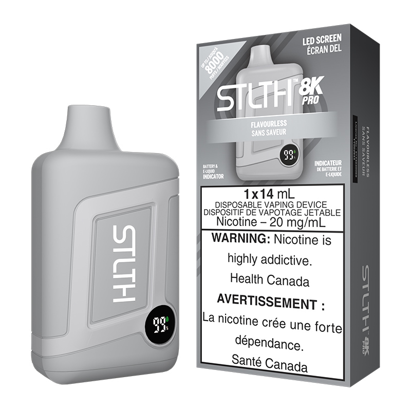 STLTH 8K PRO - FLAVOURLESS 5PC CARTON