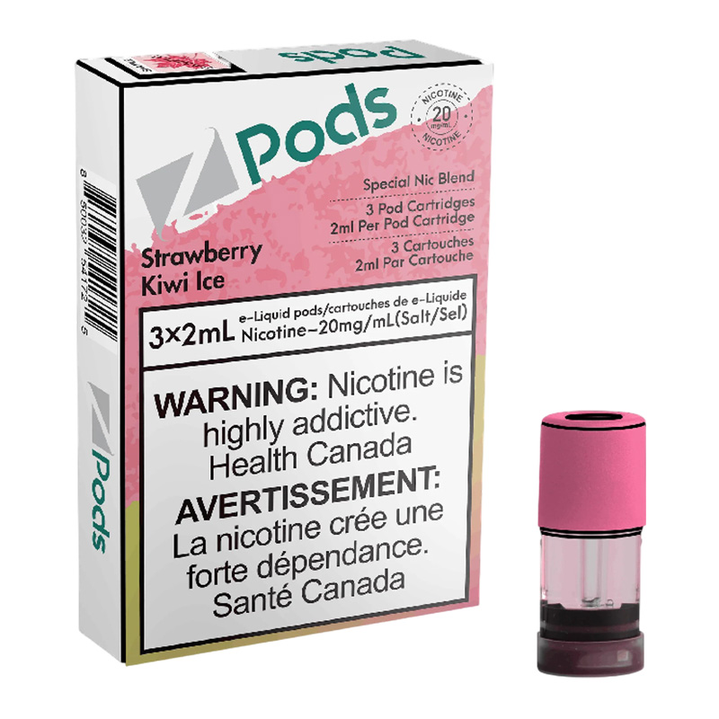 Z POD 2% 3 X 2ML - STRAWBERRY KIWI ICE