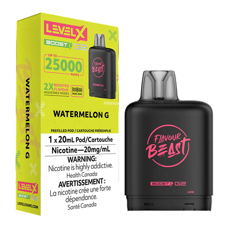 FLAVOUR BEAST LEVEL X BOOST WATERMELON G 6PC