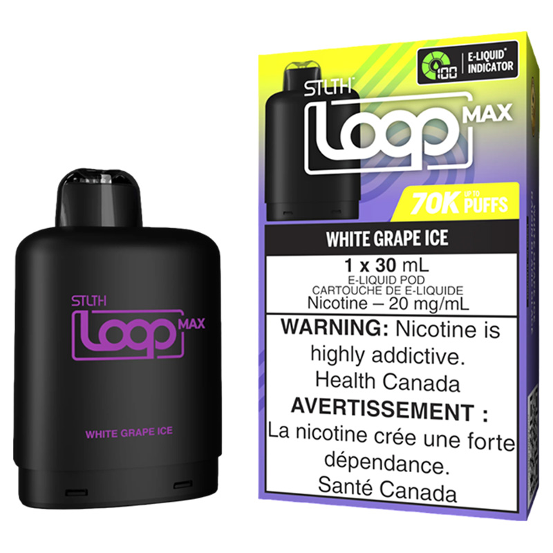 STLTH LOOP MAX 70K - WHITE GRAPE ICE