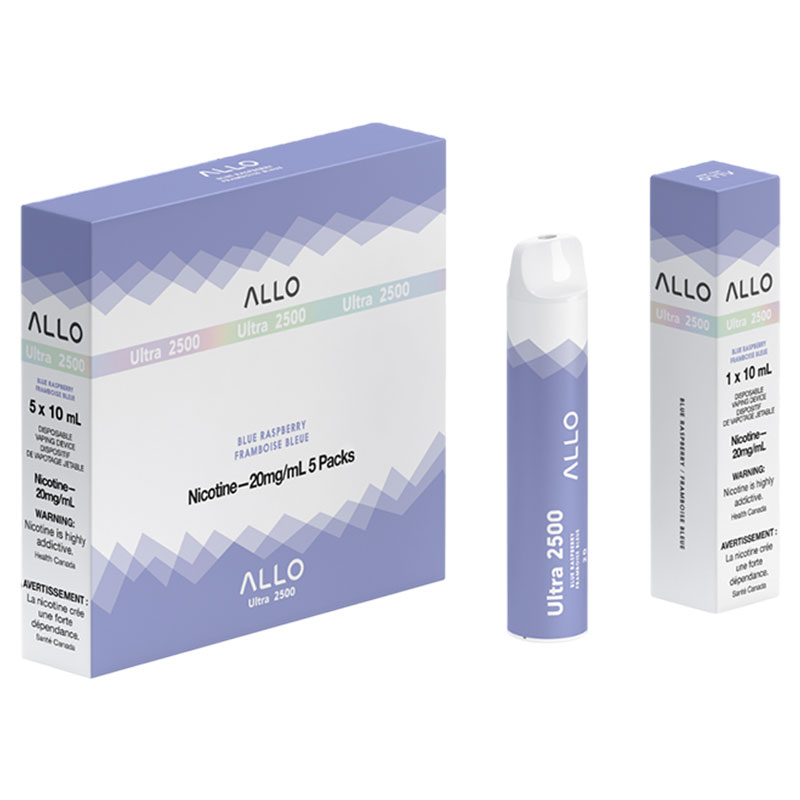 ALLO 2500 BLUE RASPBERRY 5 PC CARTON