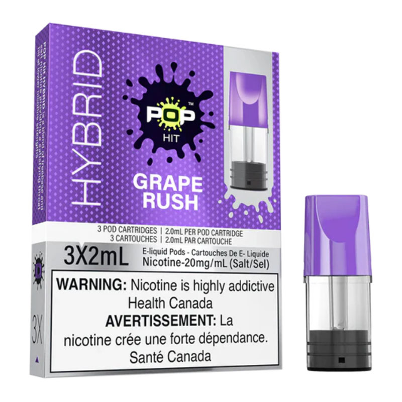 POP HIT HYBRID 3 X 2ML - GRAPE RUSH