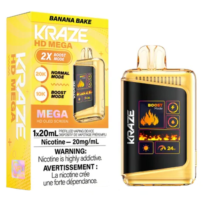 KRAZE HD MEGA 20K BANANA BAKE 5PC