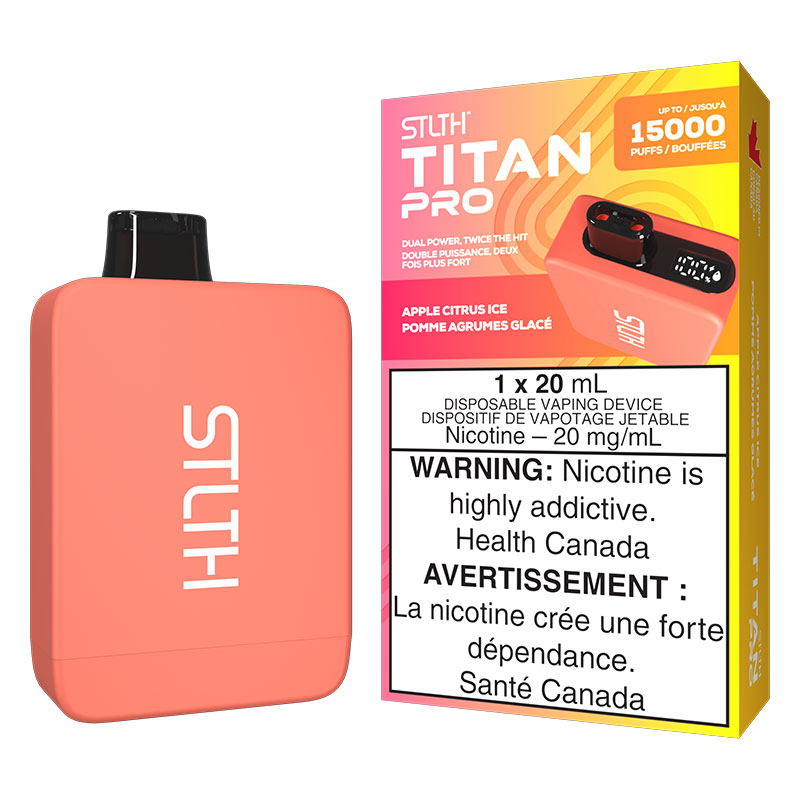 STLTH TITAN PRO APPLE CITRUS ICE 5PC