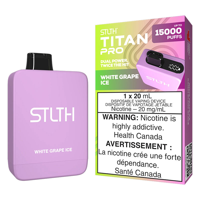 STLTH TITAN PRO WHITE GRAPE ICE 5PC