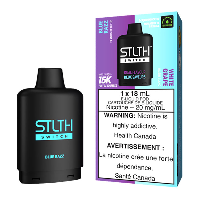 STLTH SWITCH BLUE RAZZ WHITE GRAPE 5PC