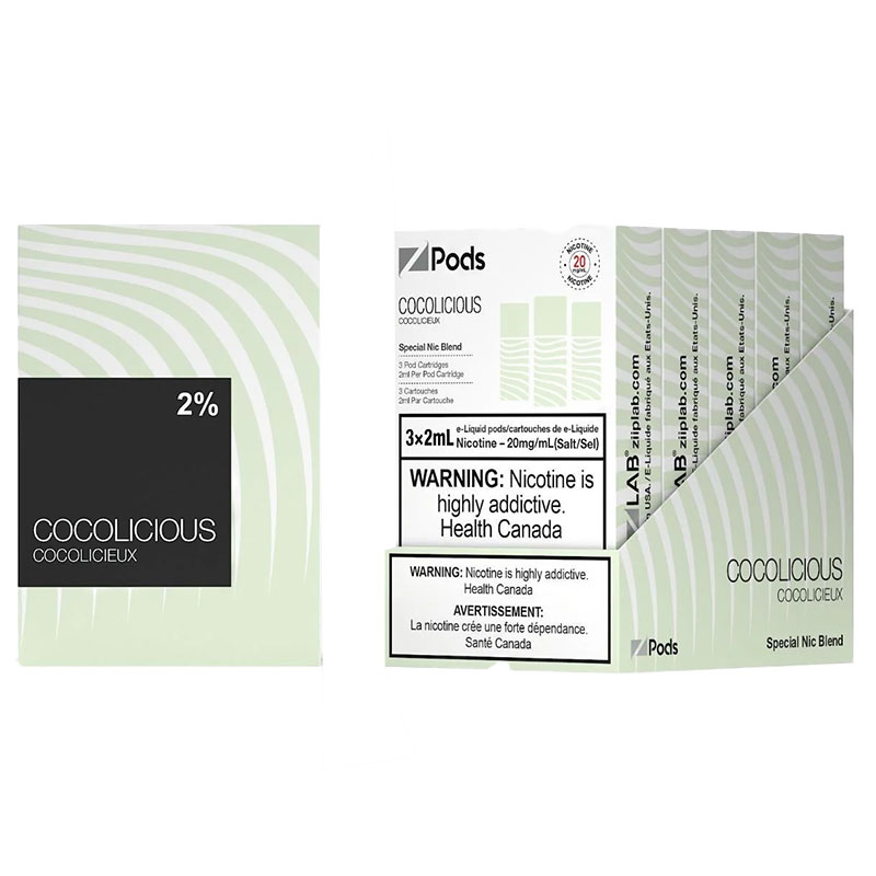Z POD 2% 3 X 2ML - COCOLICIOUS (DREAM CREAM)