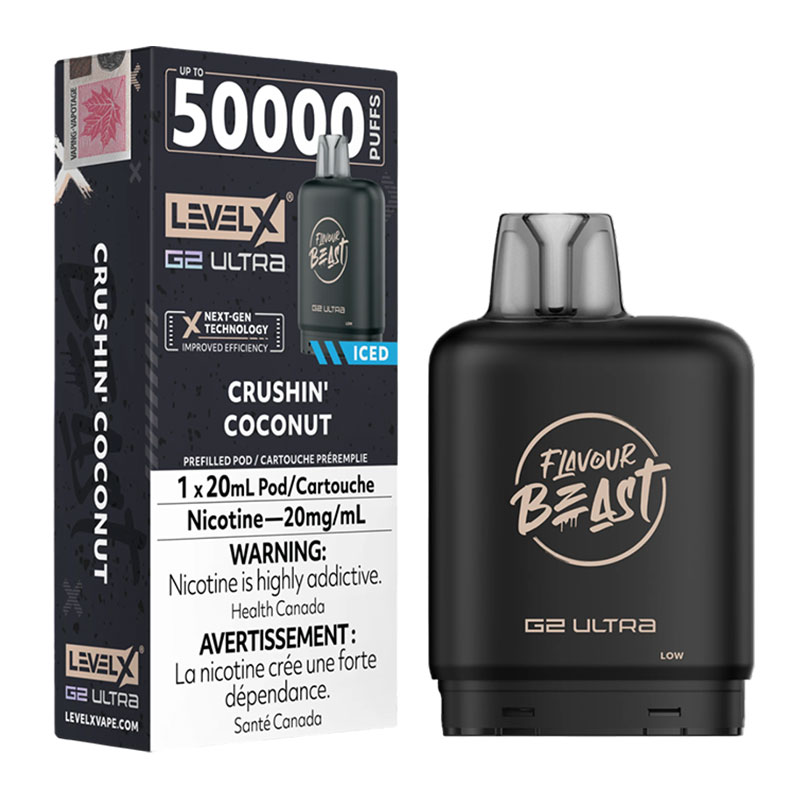 LEVEL X FLAVOUR BEAST G2 ULTRA 50K - CRUSHIN' COCONUT