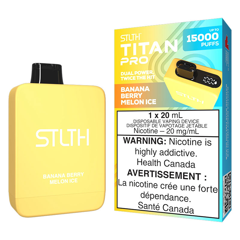 STLTH TITAN PRO BANANA BERRY MELON ICE 5PC