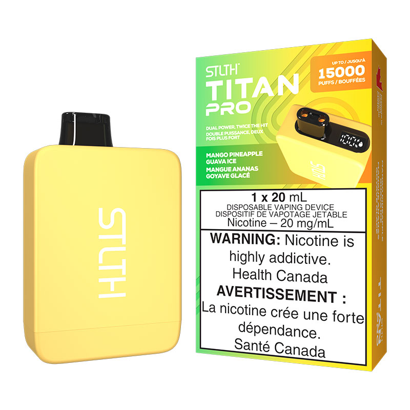 STLTH TITAN PRO MANGO PINEAPPLE GUAVA ICE 5PC