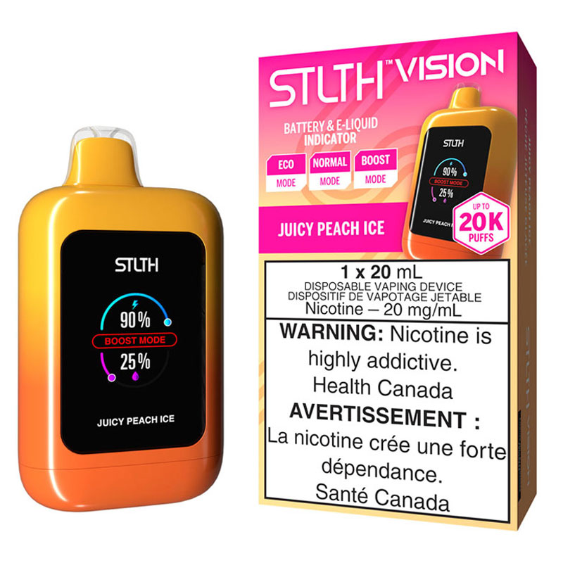 STLTH VISION 20K - JUICY PEACH ICE