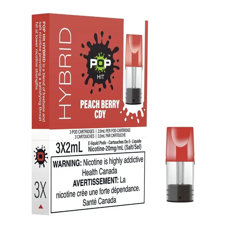POP HIT HYBRID 3 X 2ML - PEACH BERRY CDY