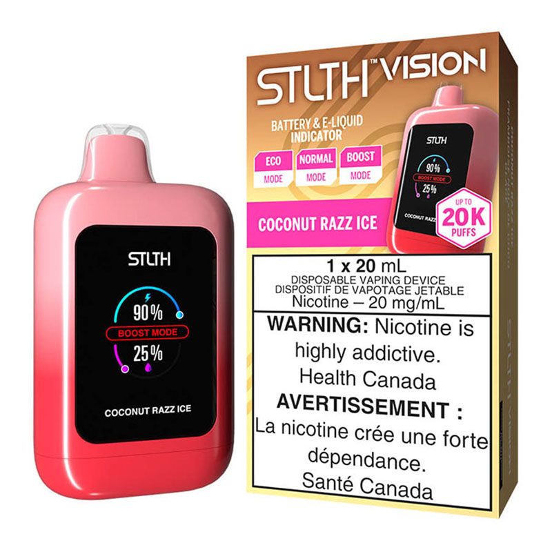 STLTH VISION 20K - COCONUT RAZZ ICE