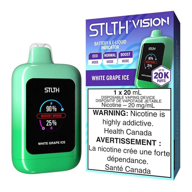 STLTH VISION 20K - WHITE GRAPE ICE