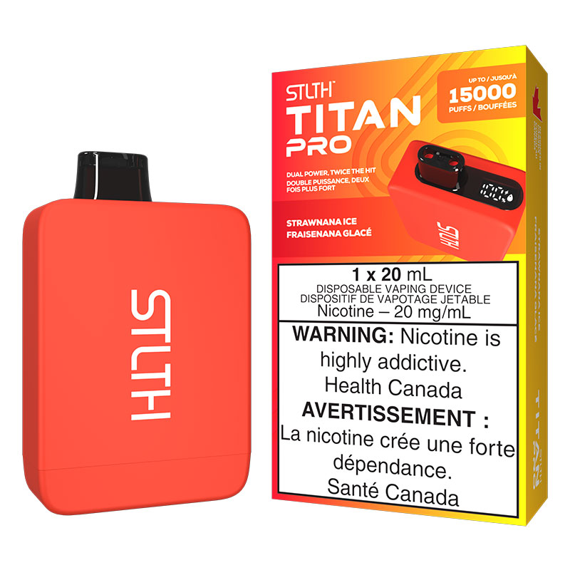 STLTH TITAN PRO STRAWNANA ICE 5PC
