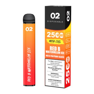 O2 2500 - RED B WATERMELON ICE (10 CT)