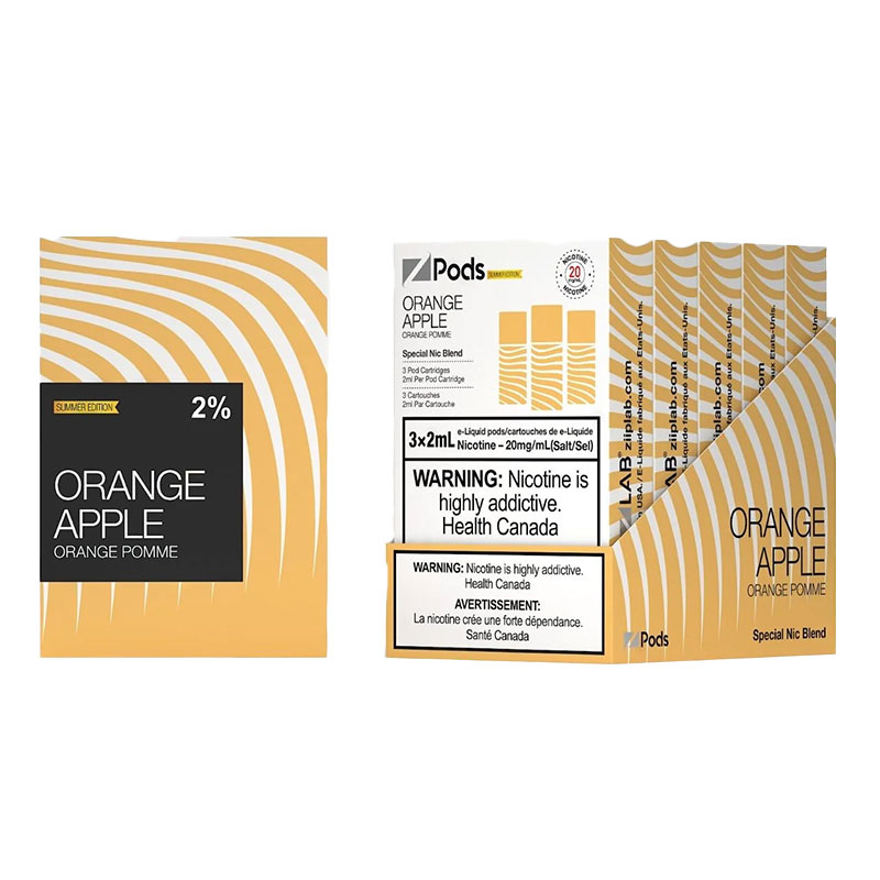 Z POD 2% 3 X 2ML - ORANGE APPLE