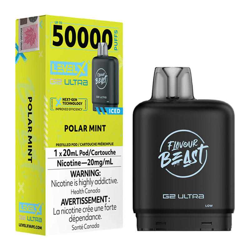 LEVEL X FLAVOUR BEAST G2 ULTRA 50K - POLAR MINT