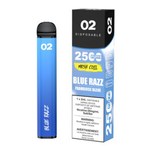 O2 2500 - BLUE RAZZ (10 CT)