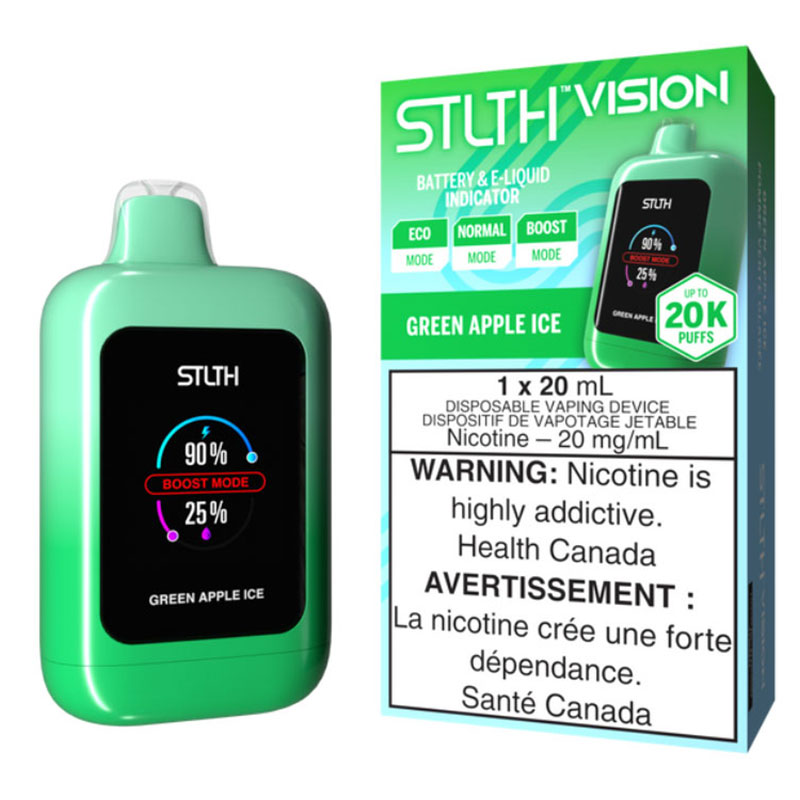 STLTH VISION 20K - GREEN APPLE ICE