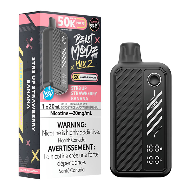 BEAST MODE MAX 2 - STR8 UP STRAWBERRY BANANA