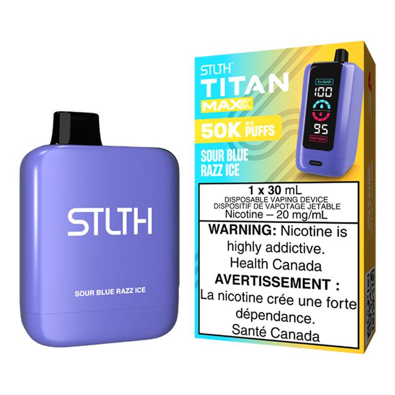 STLTH TITAN MAX 50K - SUPER SOUR BLUE RAZZ