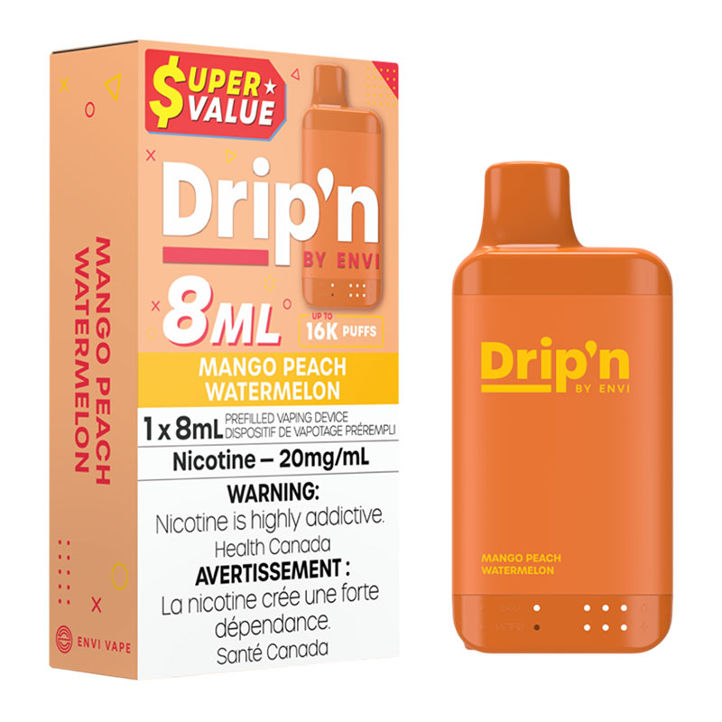 DRIP'N 8ML - MANGO PEACH WATERMELON
