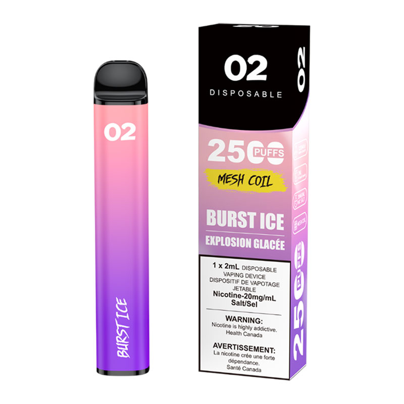 O2 2500 - BURST ICE (10 CT)
