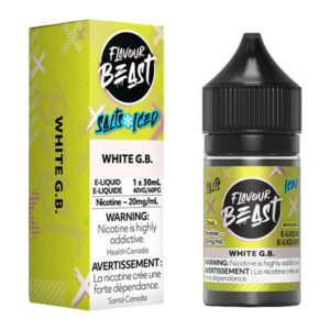 FLAVOUR BEAST E-LIQUID SALT 30ML - WHITE G.B. ICED