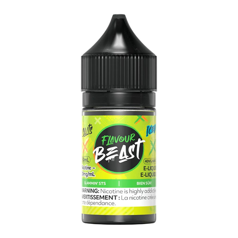 FLAVOUR BEAST E-LIQUID SALT 30ML - SLAMMIN' STS ICED