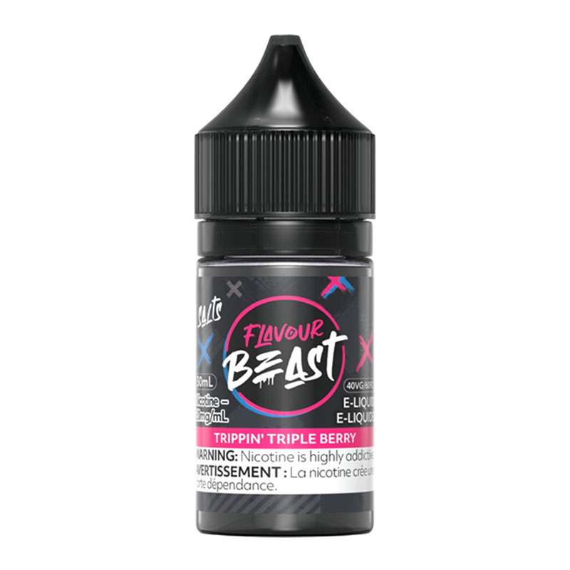 FLAVOUR BEAST E-LIQUID SALT 30ML - TRIPPIN' TRIPLE BERRY