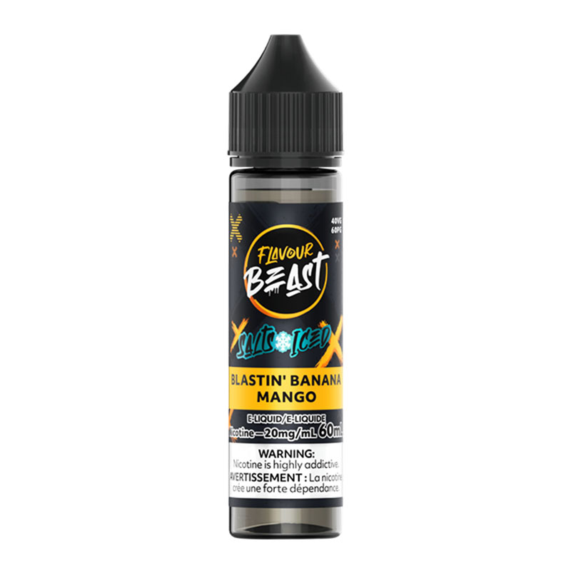 FLAVOUR BEAST E-LIQUID SALT 60ML - BLASTIN' BANANA MANGO