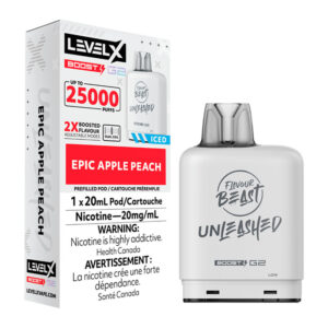 LEVEL X FLAVOUR BEAST UNLEASHED BOOST G2 - EPIC APPLE PEACH