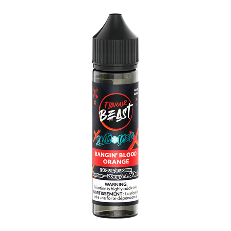 FLAVOUR BEAST E-LIQUID SALT 60ML - BANGIN' BLOOD ORANGE (ICED)