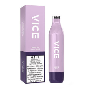 VICE DISPOSABLE GRAPE ICE 6PC CARTON