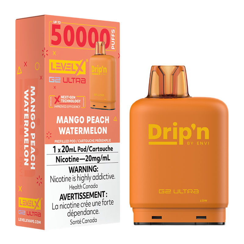 LEVEL X DRIP'N G2 ULTRA - MANGO PEACH WATERMELON
