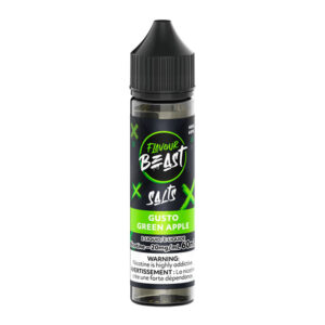 FLAVOUR BEAST E-LIQUID SALT 60ML - GUSTO GREEN APPLE