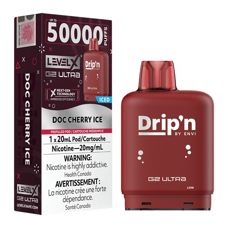 LEVEL X DRIP'N G2 ULTRA - DOC CHERRY ICE