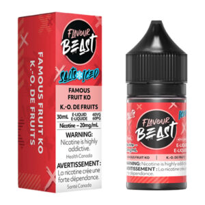 FLAVOUR BEAST E-LIQUID SALT 30ML - FAMOUS FRUIT KO ICED