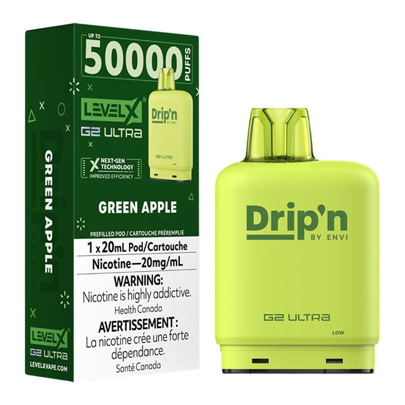 LEVEL X DRIP'N G2 ULTRA - GREEN APPLE