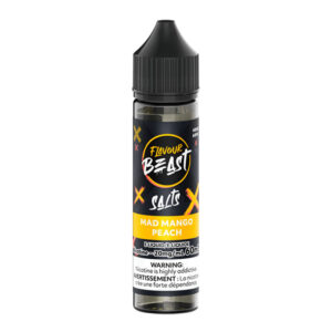FLAVOUR BEAST E-LIQUID SALT 60ML - MAD MANGO PEACH