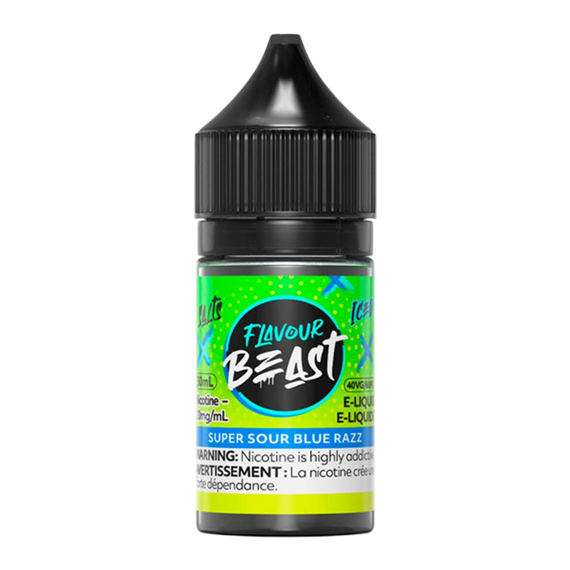 FLAVOUR BEAST E-LIQUID SALT 30ML - SUPER SOUR BLUE RAZZ