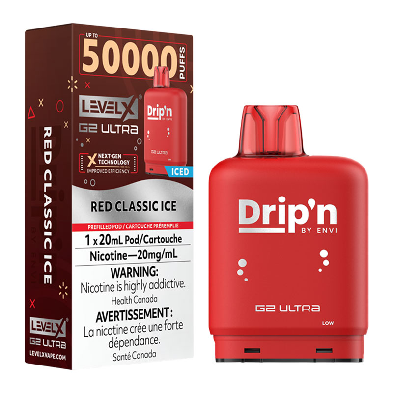 LEVEL X DRIP'N G2 ULTRA - RED CLASSIC ICE