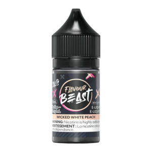 FLAVOUR BEAST E-LIQUID SALT 30ML - WICKED WHITE PEACH