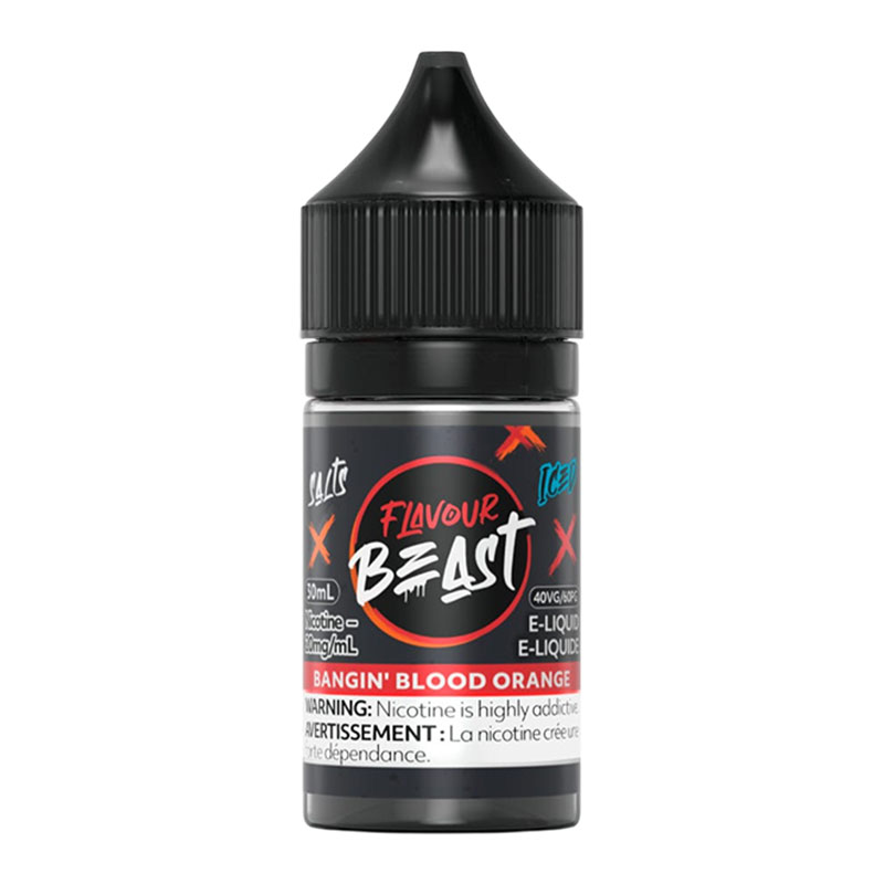 FLAVOUR BEAST E-LIQUID SALT 30ML - BANGIN' BLOOD ORANGE ICED